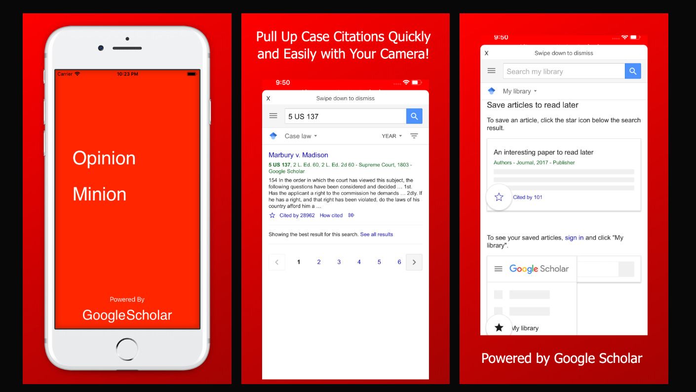 With New ‘Opinion Minion’ App, Point Your Phone At A Cite, Get the Case