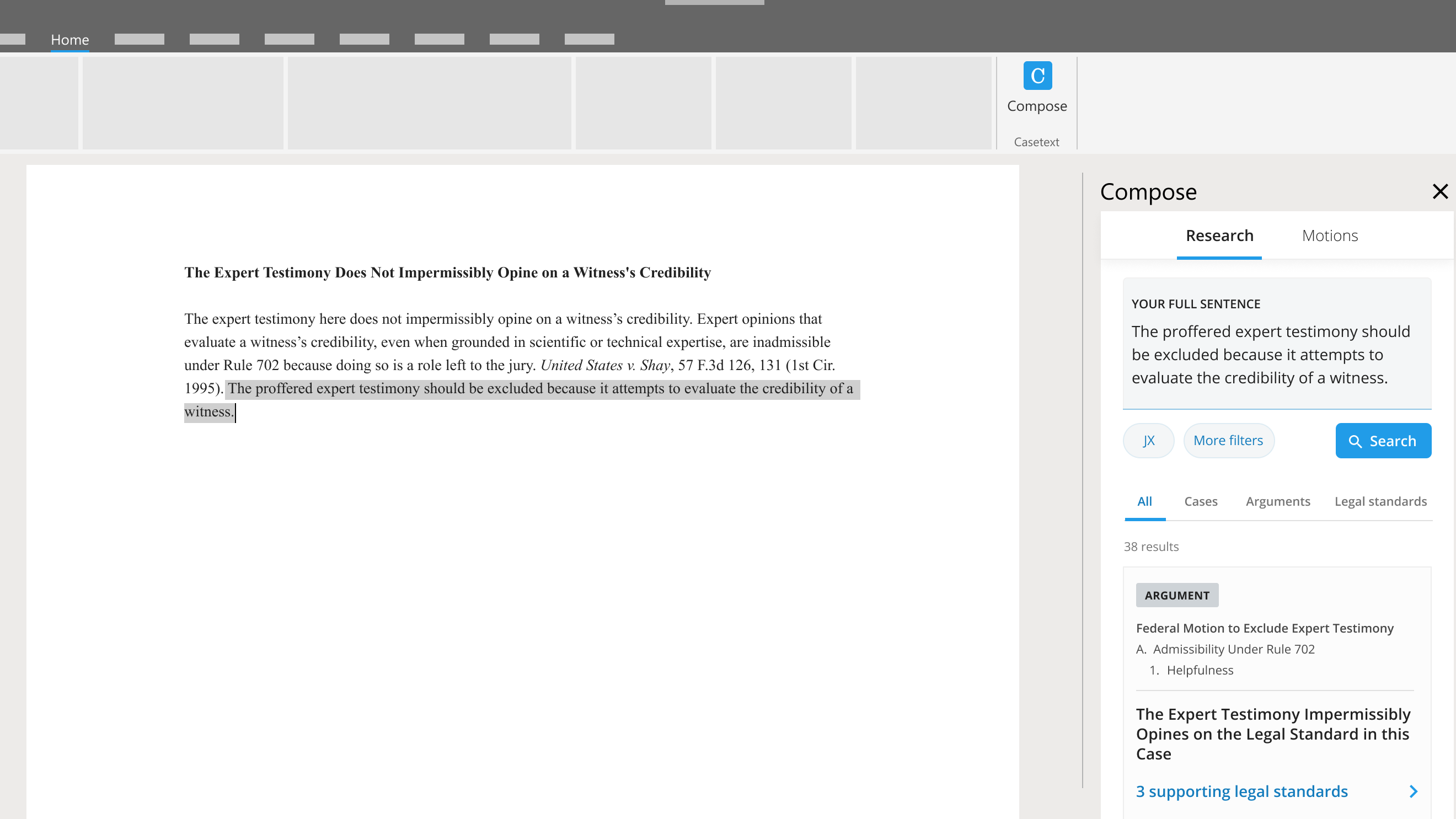Casetext Add-In Enables Automated Brief Drafting in Microsoft Word
