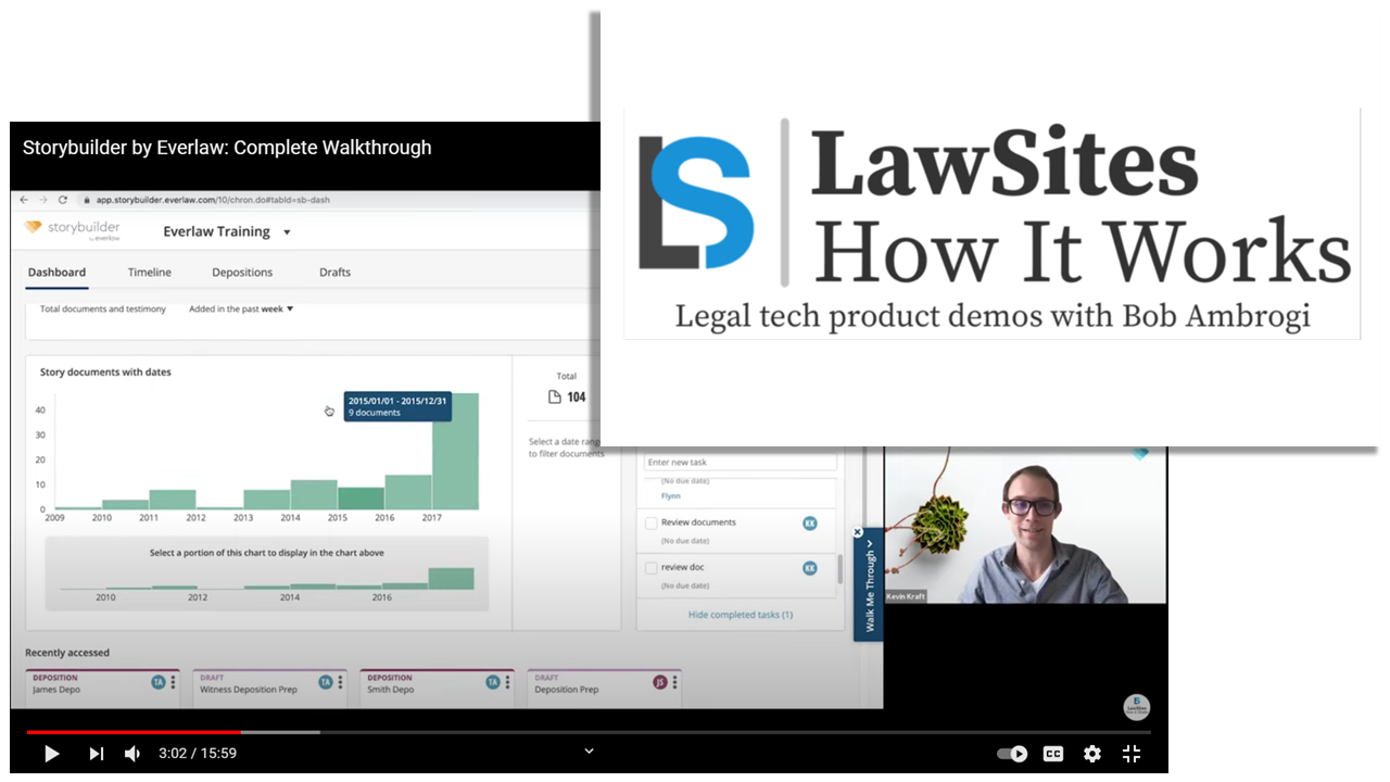 How It Works: Storybuilder by Everlaw, Free Narrative Builder and Trial Prep Platform